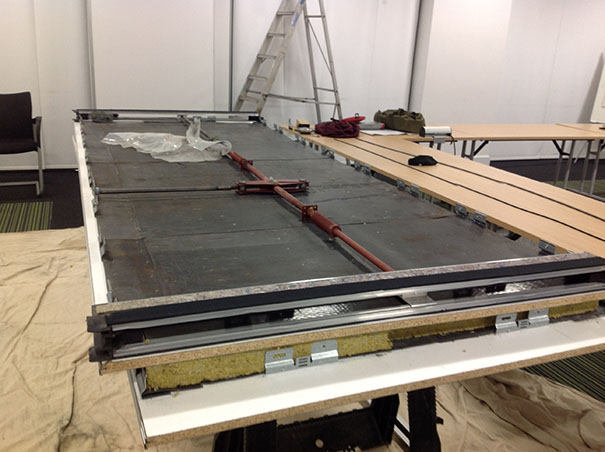 movable wall servicing